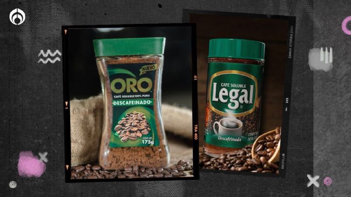 Legal vs. Oro: ¿qué café soluble descafeinado es mejor, según Profeco?