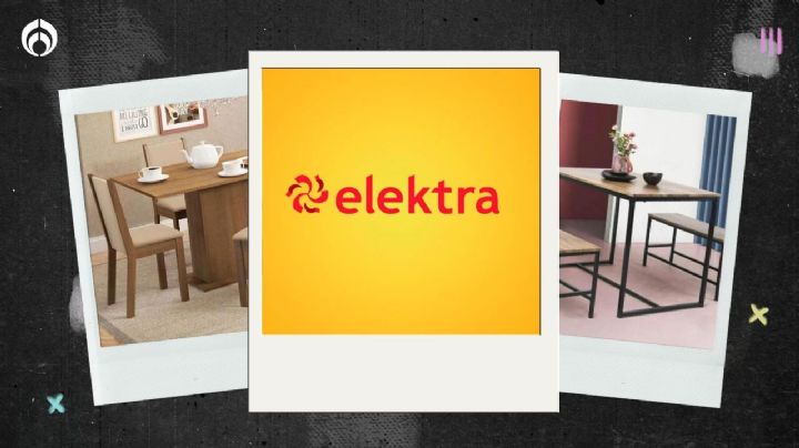 Elektra: estos elegantes comedores de cuatro sillas están en remate por menos de 4,000 pesos