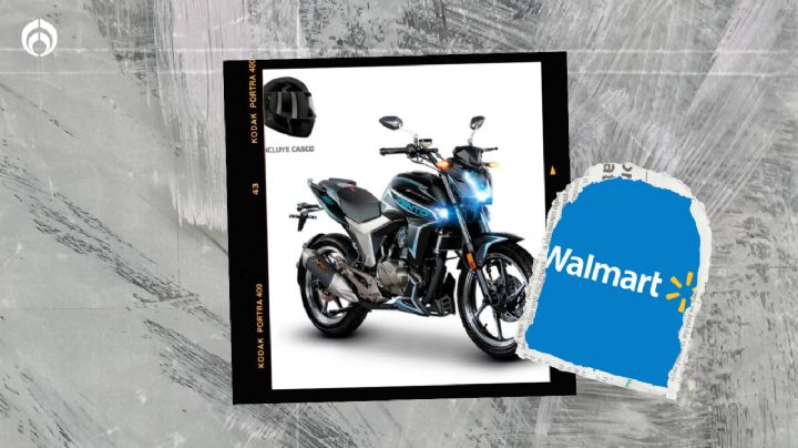 Walmart tiene una moto Vento; te regalan el casco y está con un descuentazo