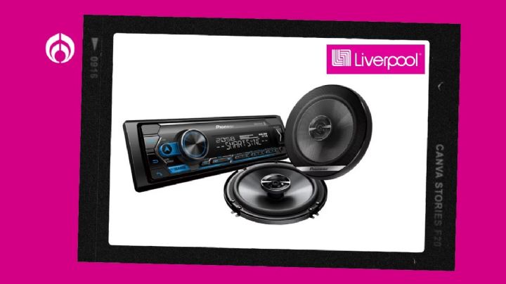 Liverpool vende baratísimo un autoéstereo Pioneer que trae bocinas incluidas