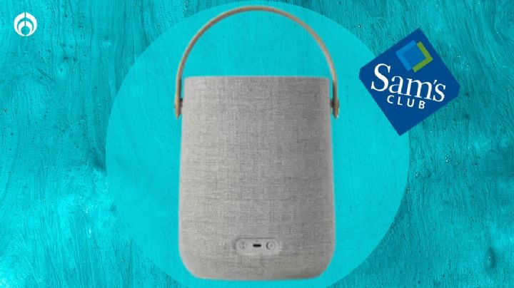 Sam's Club remata bocina Harman Kardon con 8 horas de batería y resistente a salpicaduras