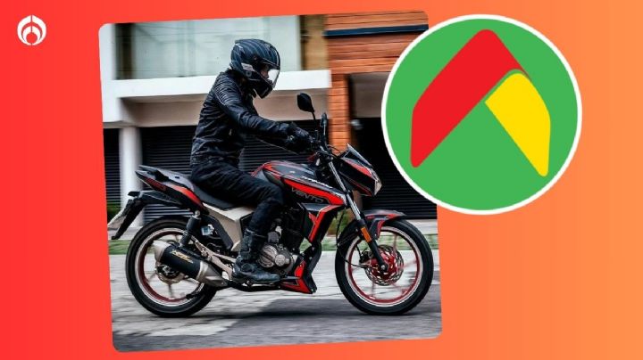 Bodega Aurrera rebaja 9 mil pesos a moto que incluye casco y kit de herramientas