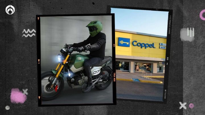 Coppel tiene en remate una moto con un motor de 4 tiempos y velocidad máxima hasta 130 km/h