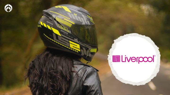 Liverpool: el casco de seguridad para usar en moto con 'descuentazo' de casi 2 mil pesos