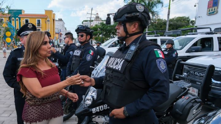 Refuerza Mara Lezama seguridad en Solidaridad con entrega de nuevas patrullas