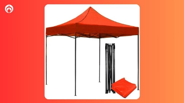 Bodega Aurrera remata toldo rojo impermeable por el Black Friday ¡a un precio de locura!