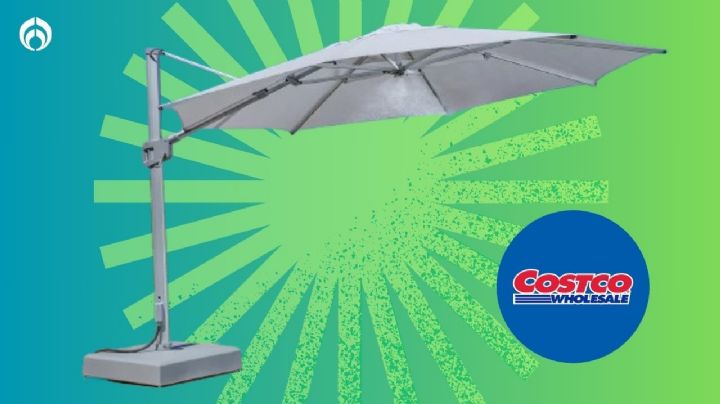 Costco remata elegante carpa de 4 metros con rociador integrado para disfrutar el clima al exterior