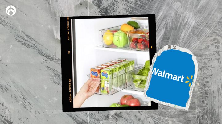 Walmart tiene un organizador para refrigerador; viene en un sólo tamaño y está en rebaja