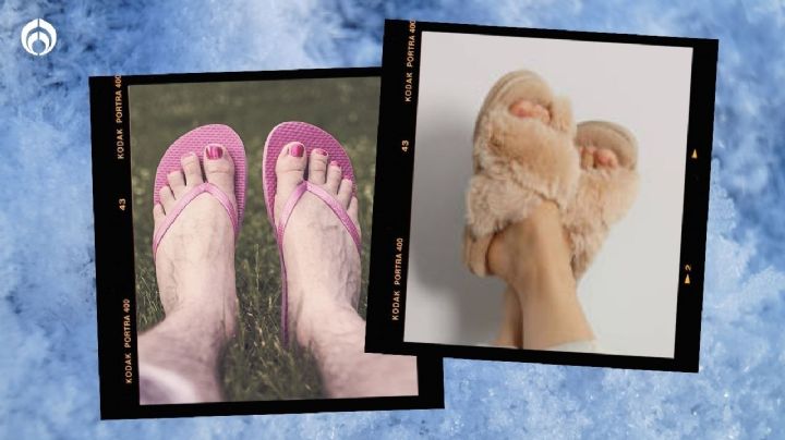 Así puedes convertir tus chanclas en pantuflas para el frío