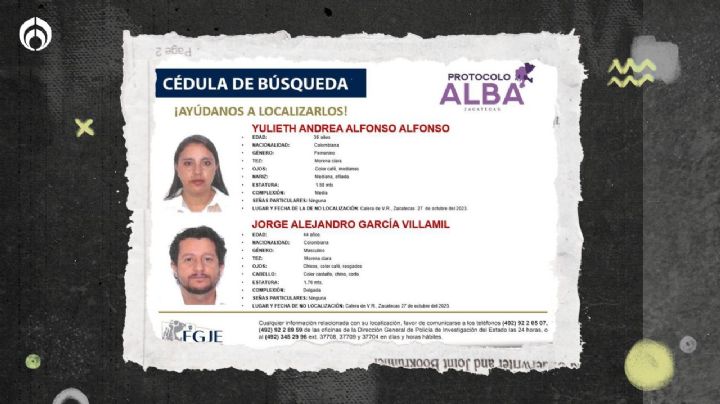 Encuentran en Durango a familia colombiana desaparecida en Zacatecas