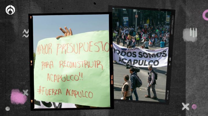 Caravana de damnificados pide a AMLO crear fondo para reconstruir Acapulco