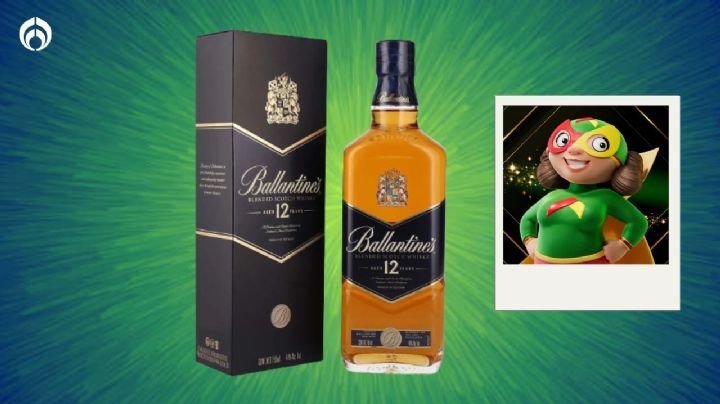 Bodega Aurrera vende casi 'regalada' la botella del whisky de lujo Ballantine's 12