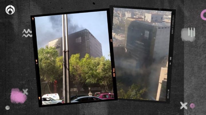 Incendio en Reforma: (VIDEO) Llamas consumen edificio en colonia Juárez