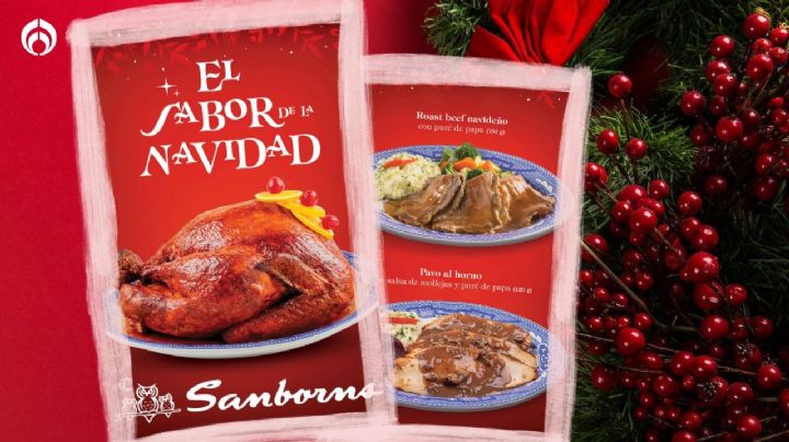 Sanborns Menú Navideño completo: desde bacalao hasta roast beef por menos de 270 pesos