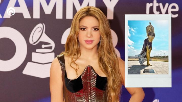 Develan estatua gigante de Shakira en su natal Barranquilla y así luce (FOTOS)