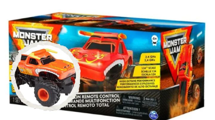 Walmart vende coche a control remoto "Monster Jam" en menos de 500 pesos