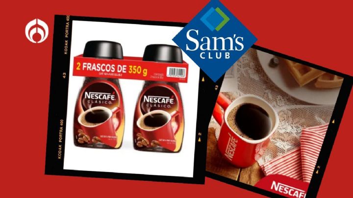 Sam’s Club puso baratísimo dos frascos de café soluble Nescafé Clásico