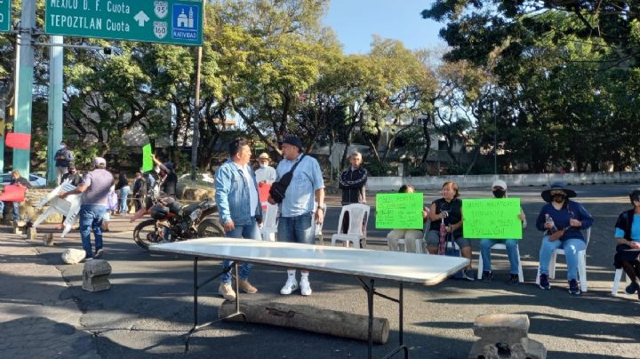 Megabloqueo en Cuernavaca: vecinos protestan para no quedarse ¡sin agua!