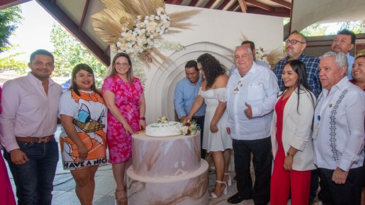 Bodas Colectivas en Poza Rica: 49 parejas dan certeza jurídica a su relación