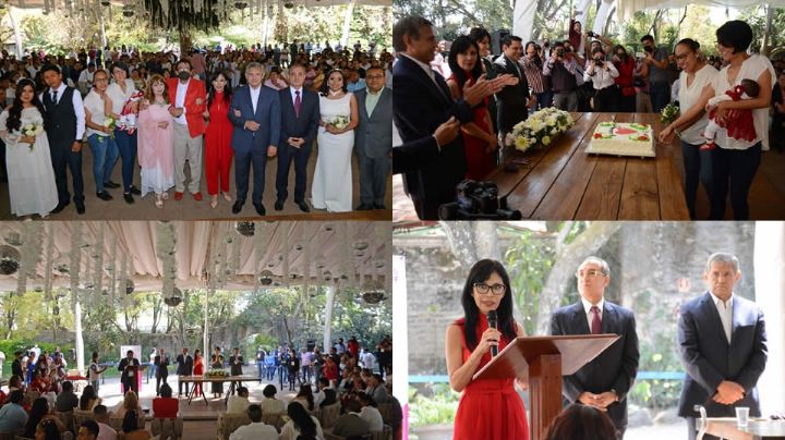 Boda masiva en Cuernavaca: 150 parejas dijeron ¡Si, Acepto!