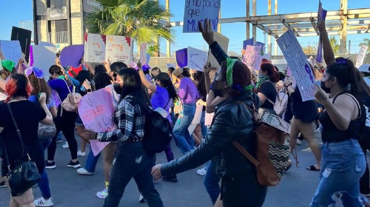 Marchas por el 8 M en BCS: exigen justicia por las 290 denuncias por violación solo en 2022