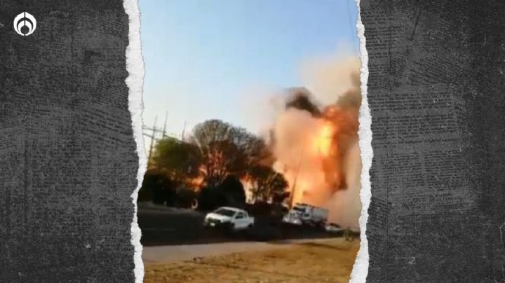 VIDEO: Así fue el momento exacto de la explosión en Tula: "se veía una nube de gas"