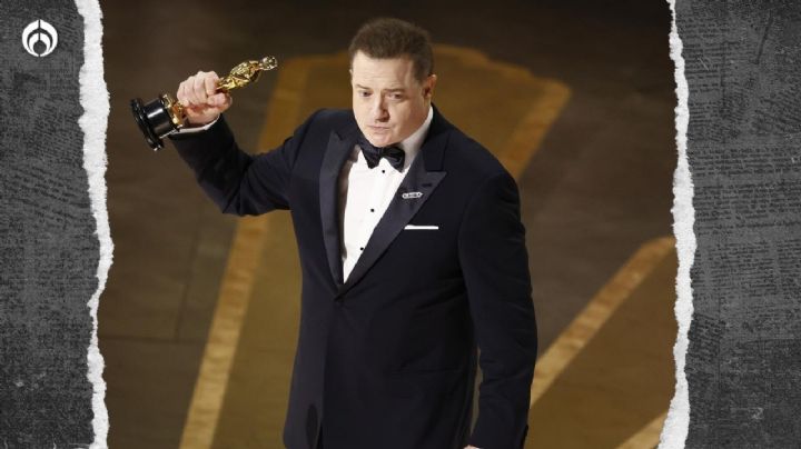 (VIDEO) Brendan Fraser recibe entre lágrimas premio a Mejor Actor: 'Nadé y resurgí'