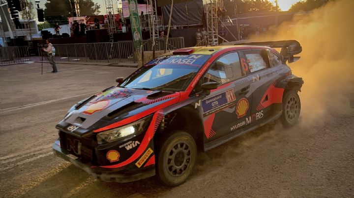 Hyundai a la delantera en el WRC de Guanajuato