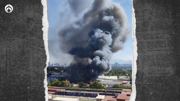 Azcapotzalco en llamas: (VIDEO) Incendio consume una fábrica en la alcaldía