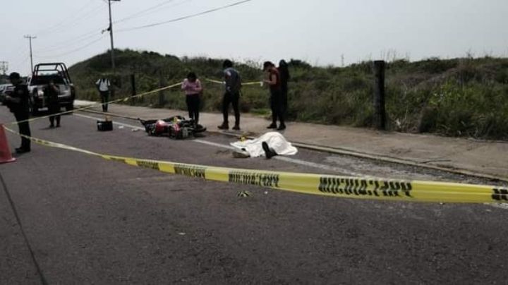 Muere comerciante tras perder control de su motocicleta en Alvarado