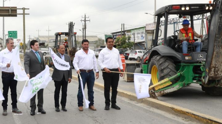 Escobedo y gobierno estatal inician rehabilitación de carreteras