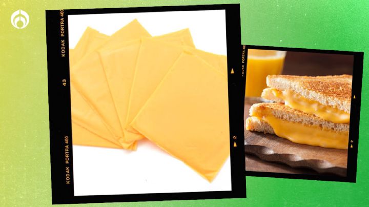 El queso amarillo que es de los más vendidos, pero contiene mucha GRASA