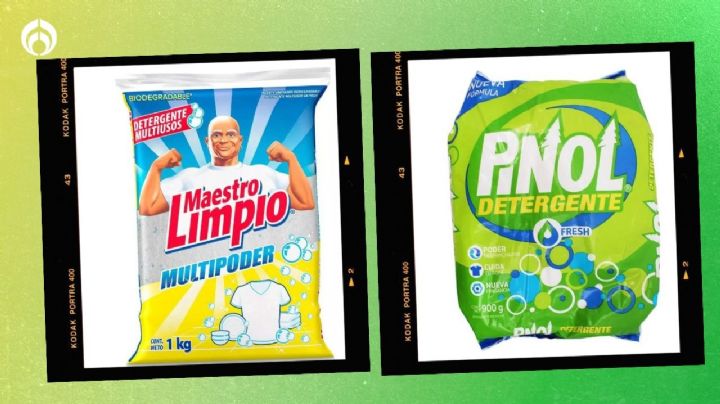 Jabón en polvo Maestro Limpio vs. Pinol, ¿cuál es mejor, según Profeco?
