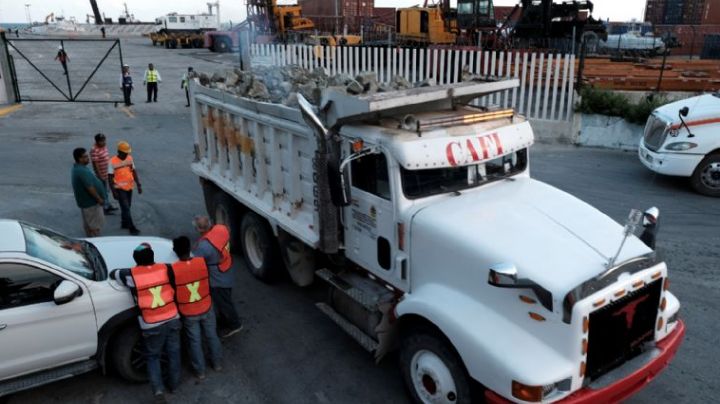 Tren Maya: Balasto proveniente de Cuba ya no será descargado en Puerto Morelos