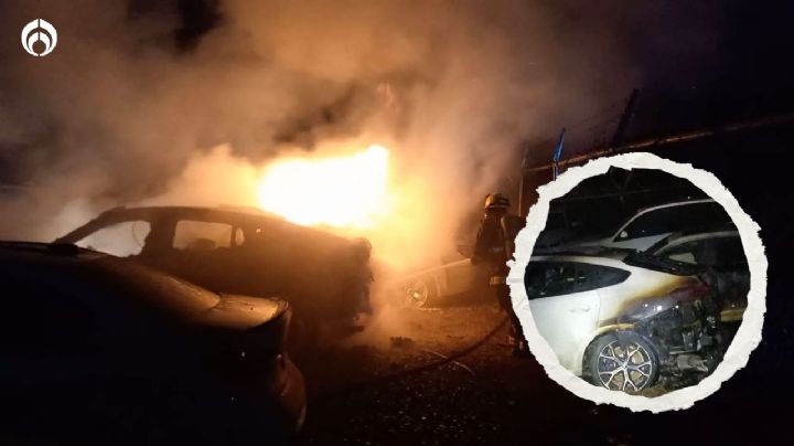 (FOTOS) Calcinan autos BMW: sujeto les prende fuego en agencia de Culiacán