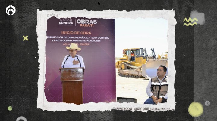 Alfonso Durazo resalta construcción de obra hidráulica para controlar inundaciones