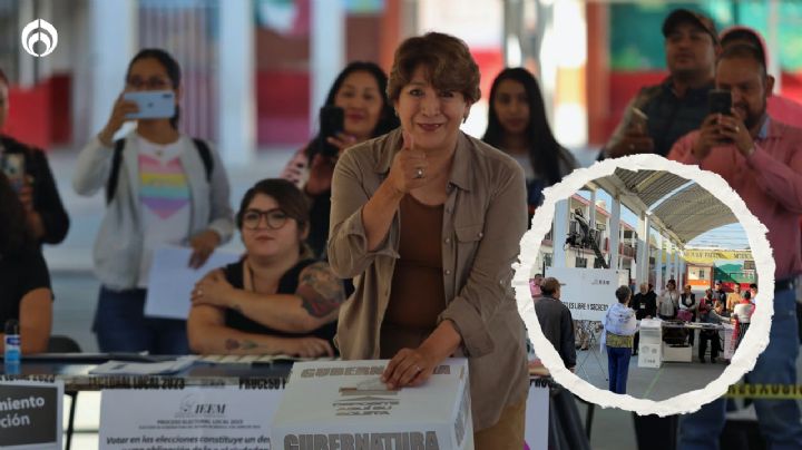 Caminito a la escuela: Delfina emite su voto… en una secundaria frente a su casa en Texcoco