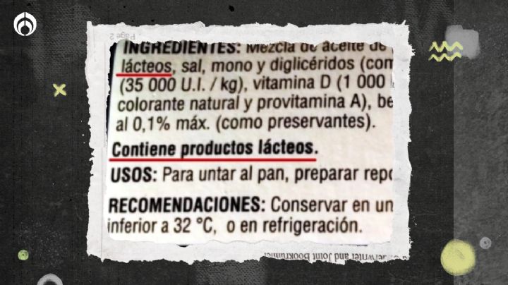 ¿Qué significa la leyenda de los productos que dicen "puede contener leche"?