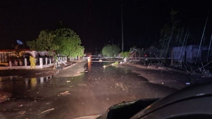 Tormenta de arena en Guaymas dejó nueve casas en pérdida total