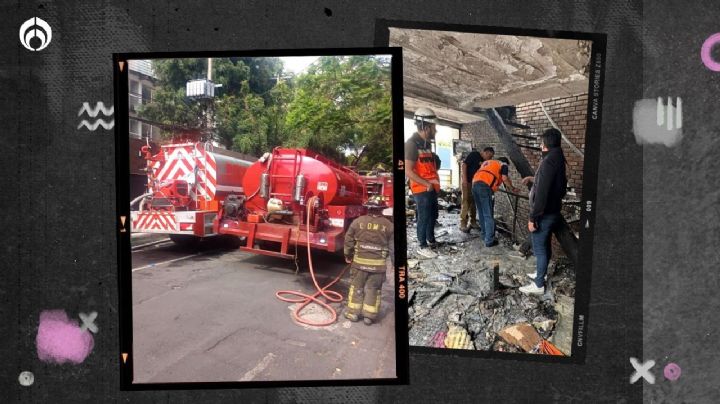 (VIDEO) Mueren 6 perritos en incendio de un departamento en la Nápoles