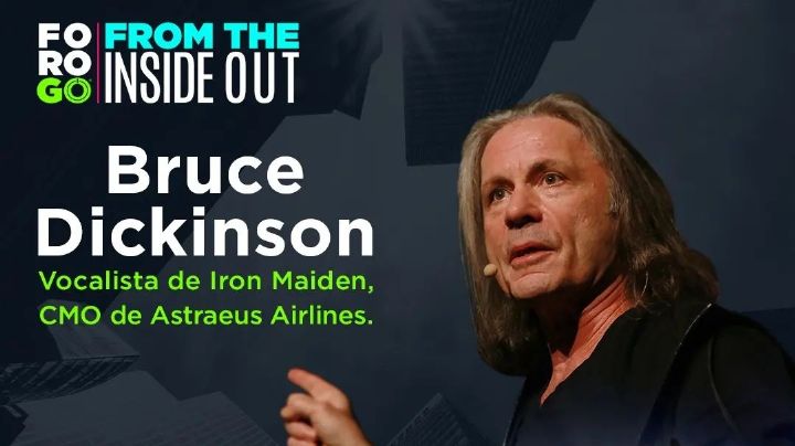 Rock y Negocios: Bruce Dickinson, vocalista de Iron Maiden, se presentará en el Foro Go 2023