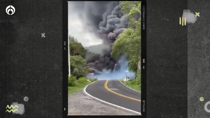 Pipa de gas explota sobre la carretera México-Acapulco; hay al menos 8 muertos