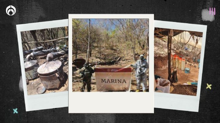 ‘Purga’ en tierra de Chapitos: destruyen 5 narcolaboratorios en Sinaloa (FOTOS)