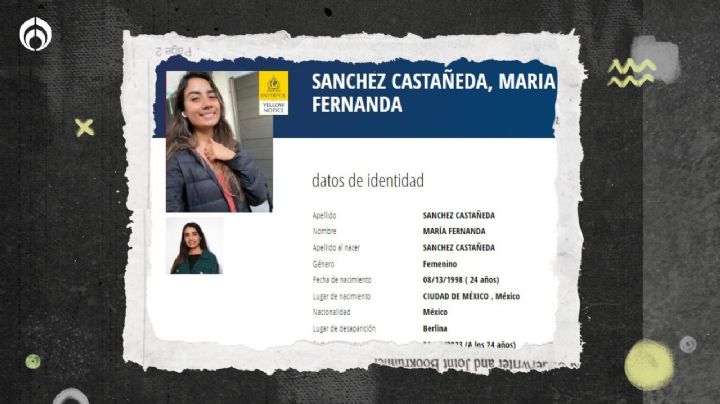 Desaparición de María Fernanda: Interpol emite ficha para buscarla en todo el mundo