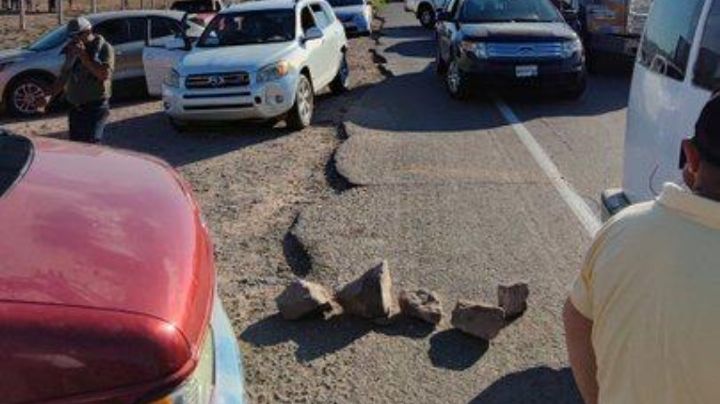 (VIDEO) Toman carretera Hermosillo-Bahía de Kino por falta de servicios básicos