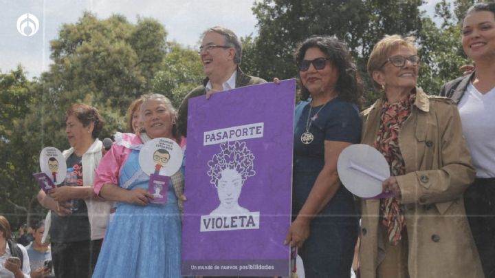 Marcelo Ebrard presentó el “Pasaporte Violeta”, siguiente nivel de ayuda a mujeres en México