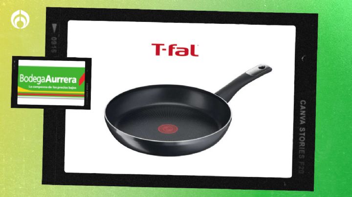 El juego de sartenes T-Fal que Bodega Aurrera tiene a un super precio