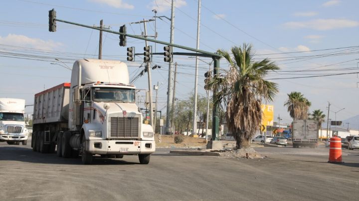 Abren circulación de Carretera a Monclova en Escobedo NL