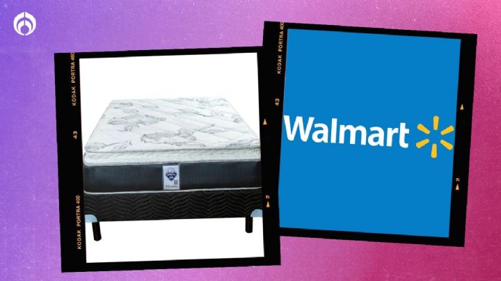 Walmart tiene un paquetazo de colchón Queen con 9 mil pesos de descuento más almohadas, sábanas y protector