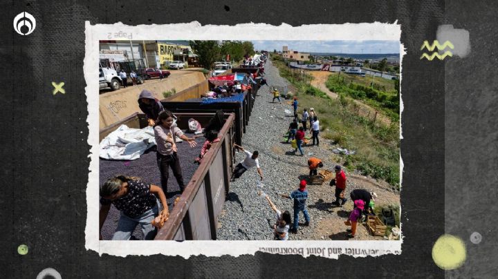 Migrantes ‘frenan’ a la Bestia: Ferromex suspende 60 trenes de carga por alto flujo